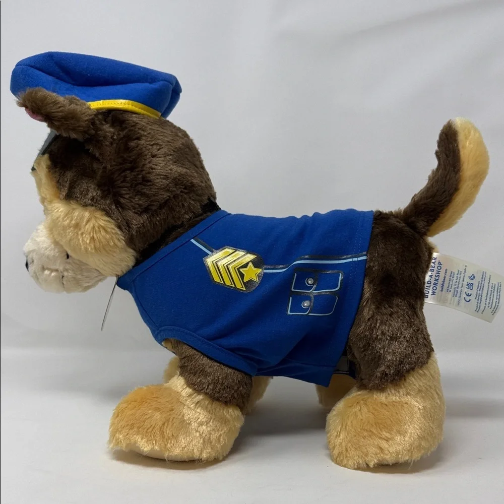 Nickelodeon Paw Patrol Chase Plush Stuffed Animal 14” Police Outfit Kids Toy